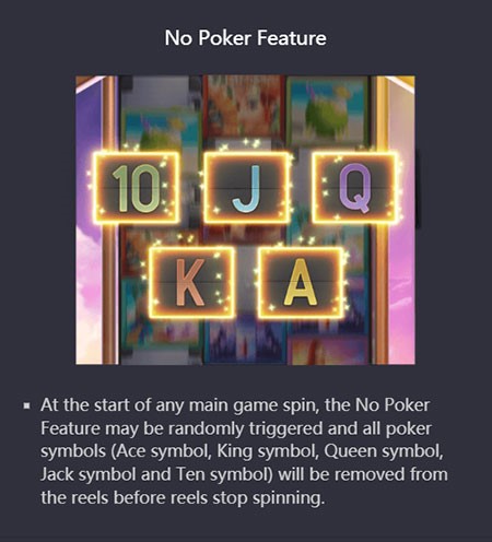 no poker feature