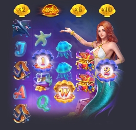 ฟีเจอร์พิเศษเกม Mermaid Riches